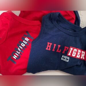 Tommy Hilfiger Kids Red and Blue Tank Tops